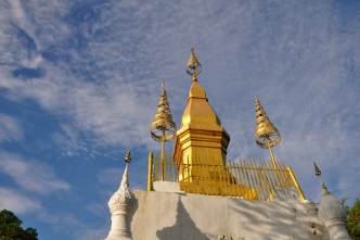 Wat on top of Mount Phousi