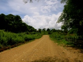 The road to Bana Village