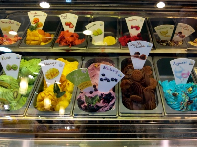 Ice cream options at Terminal 21